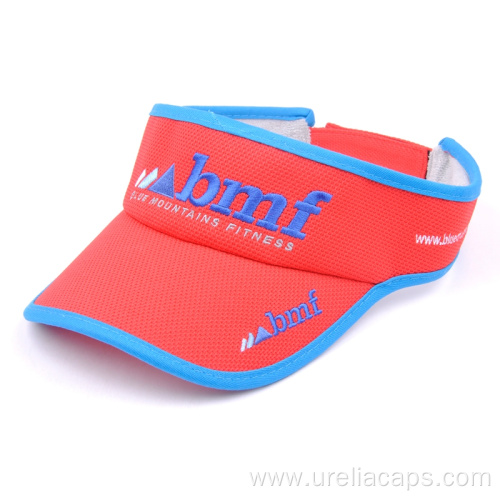 Embroidered sun visor hat